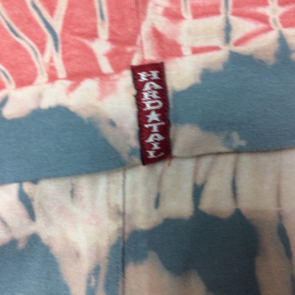 Hard Tail Forever Fold Over Tie Dye Boot Leg Pants - Picture 3 of 5